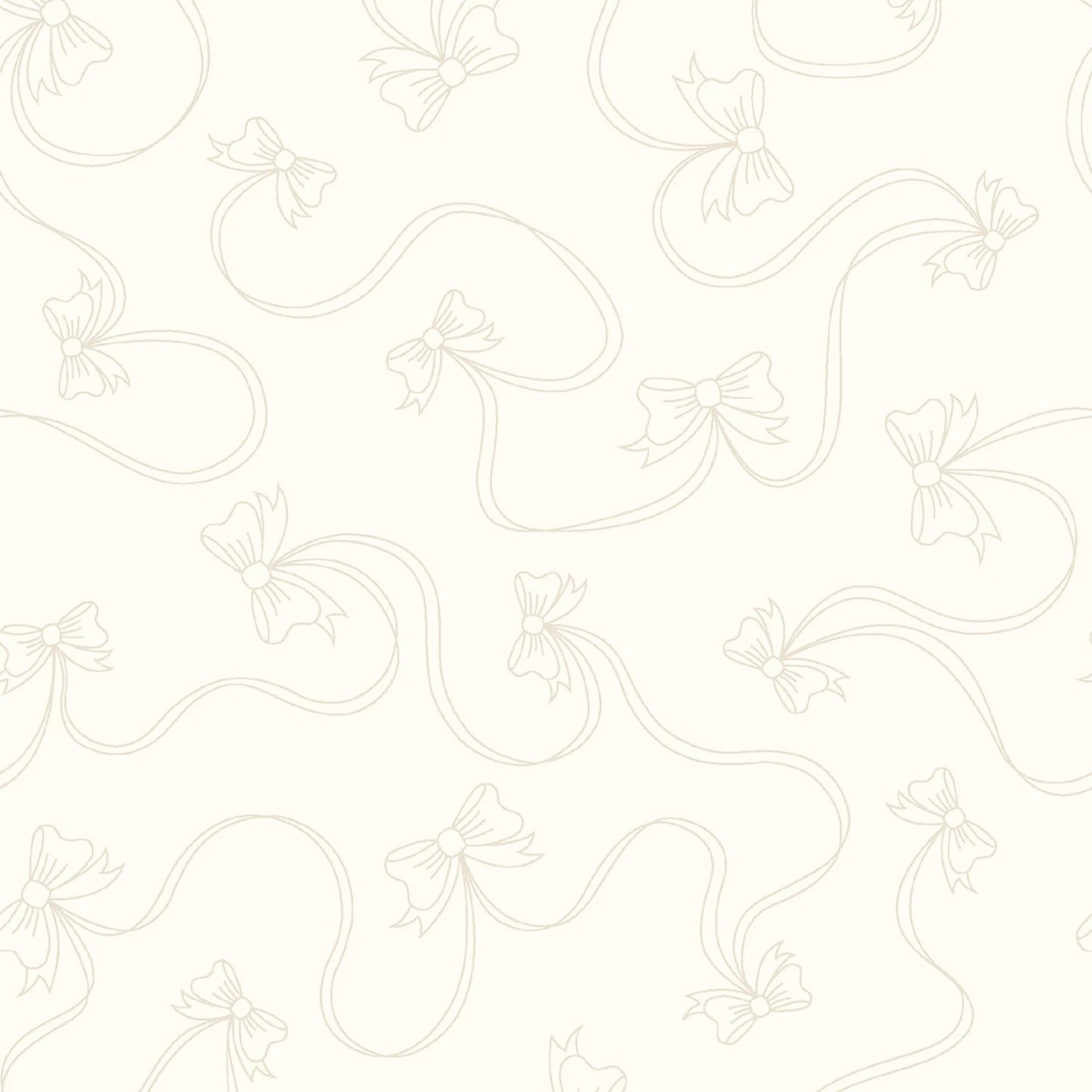 Star Spangled Beauty- Soft White Bows: Sold by the 1/2 yard