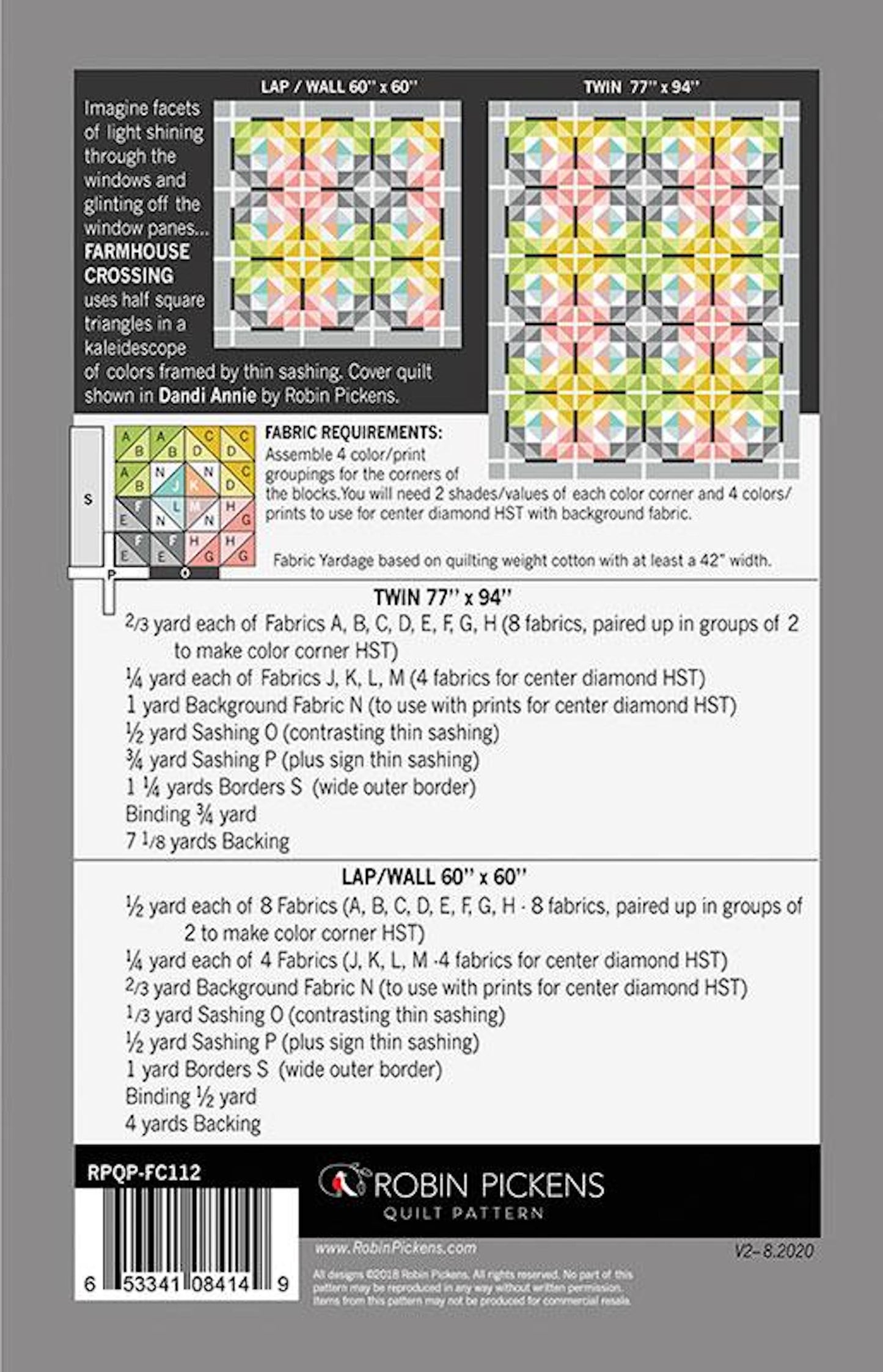 Farmhouse Crossing Quilt Pattern