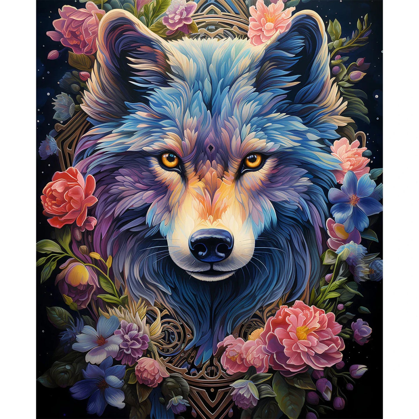 Celeste- 36" Wolf Panel: Sold by the PANEL