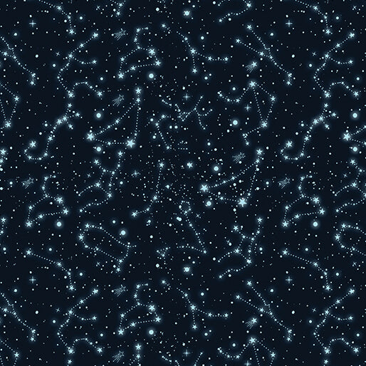 Celestial Skies- Twilight Pearlescent It's in the Stars: Sold By The 1/2 yard