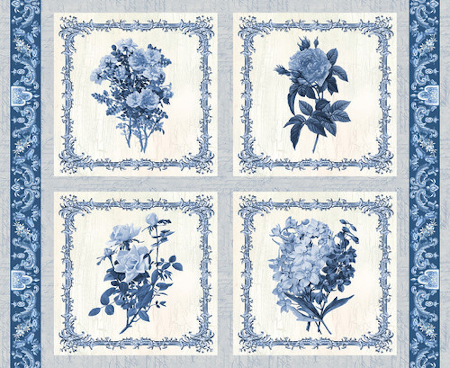 English Blue & White- Shop Assembled Fat Quarter Bundle- Bundle Choice