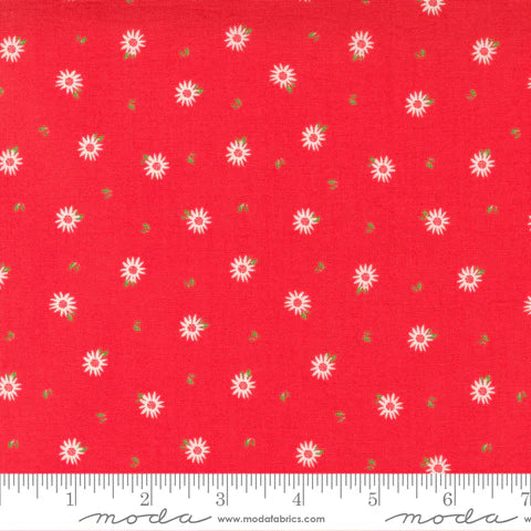 Sincerely Yours- Geranium Chamomile Floral: Sold by the 1/2 yard