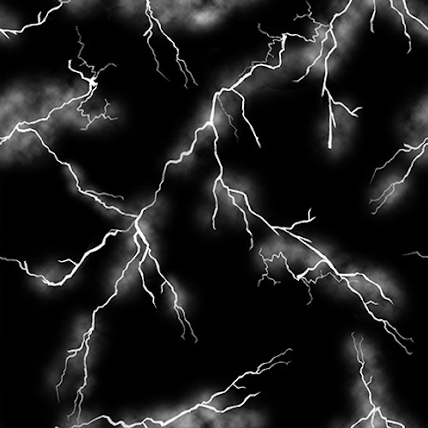 Let's Glow Crazy- Black Lightning: Sold by the 1/2 yard