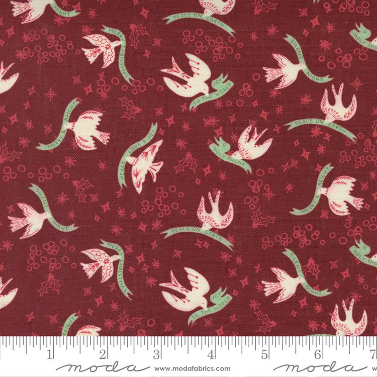 Cheer & Merriment- Hollyberry Good Tidings: Sold by the 1/2 yard