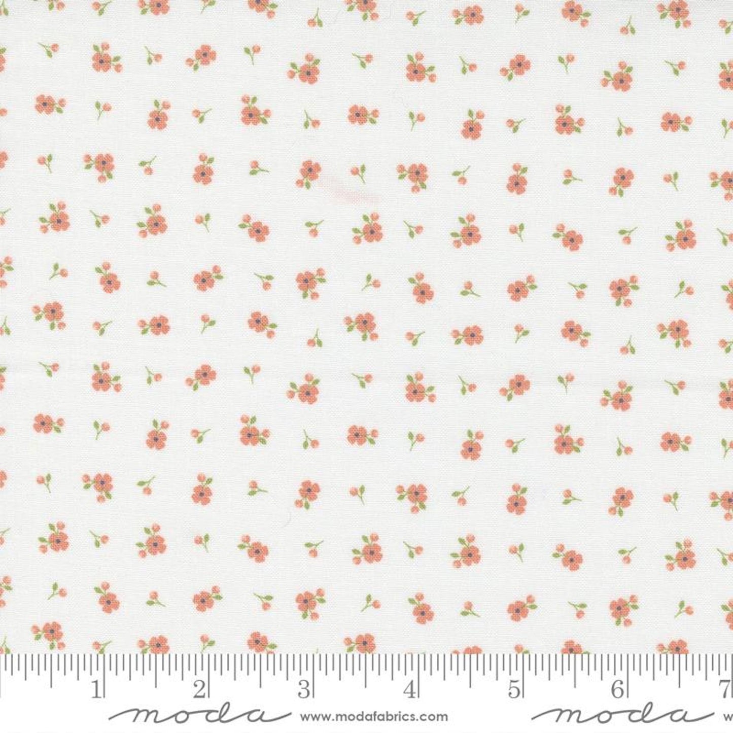 Peachy Keen- Pixie Ditsy Off White