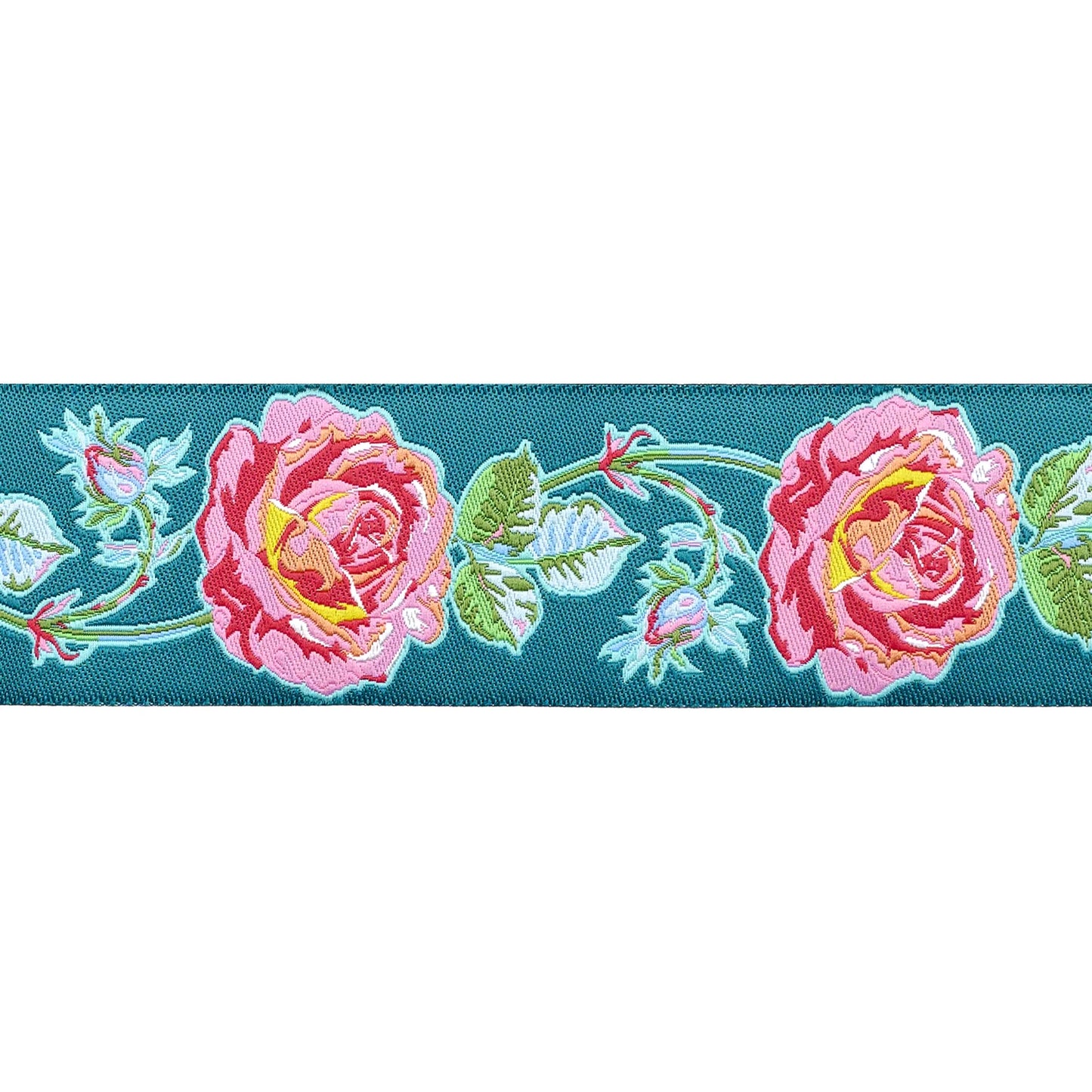 Market Days- Rosey Outlook 1-1/2" Ribbon: Sold By the Yard