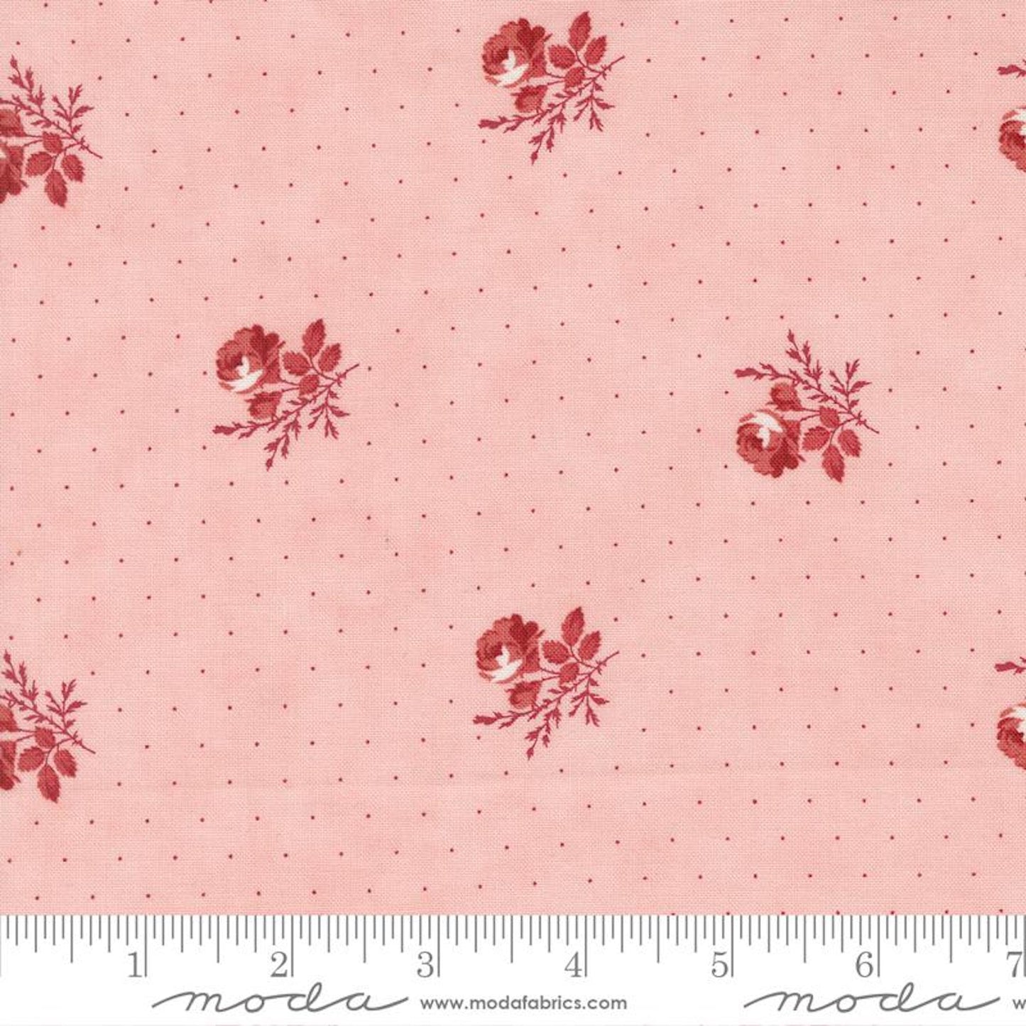 Ridgewood- Blossom Faded Roses: Sold By The 1/2 Yard, Cut Continuously