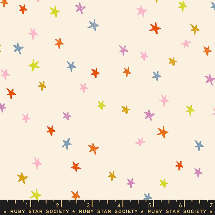 Starry- Multi Stars: Sold by the 1/2 Yard