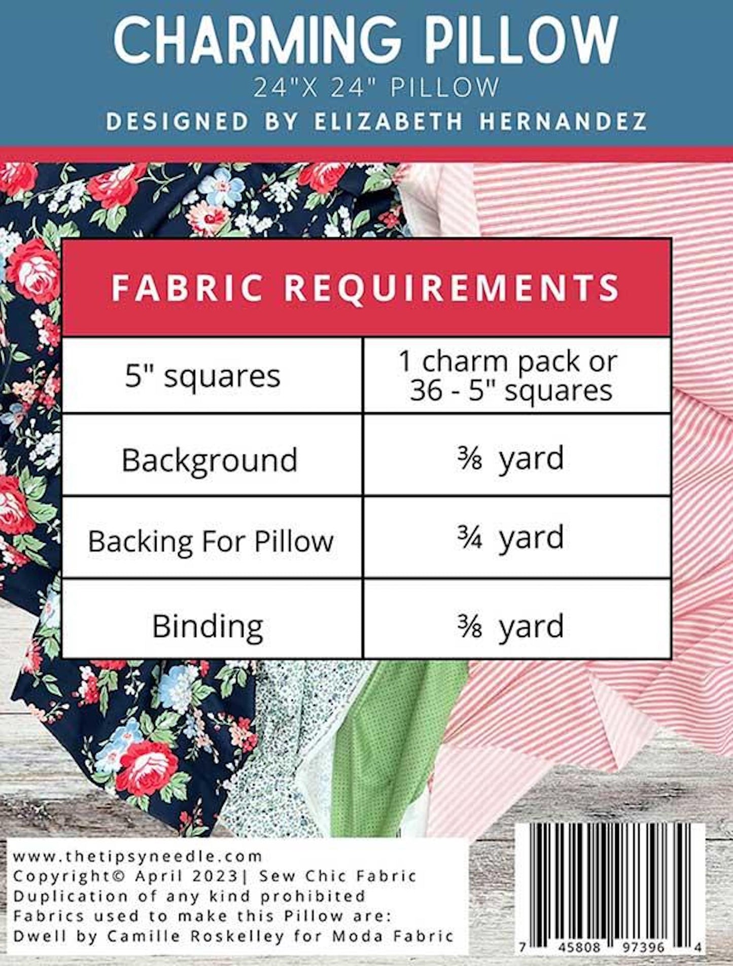 Charming Pillow Pattern