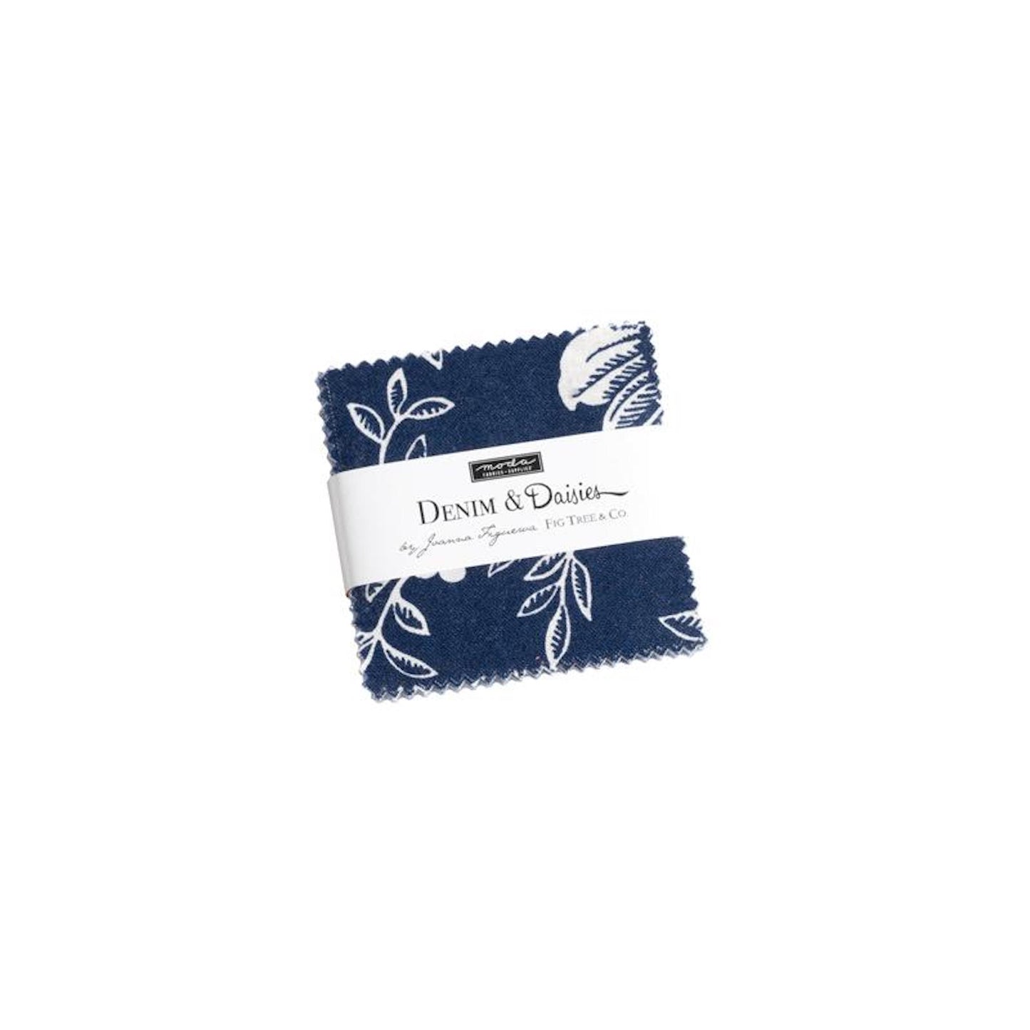 Denim Daisies Mini Charm Pack- 42 PCS- Moda