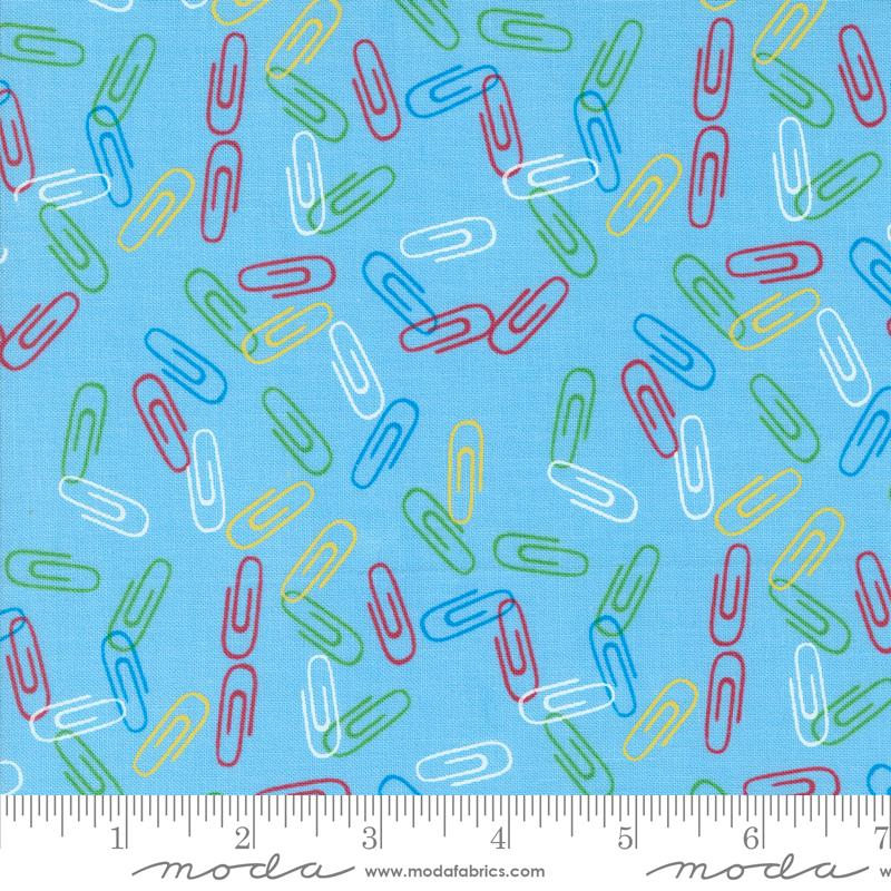 Back to School- Water Clip It: Sold by the 1/2 yard