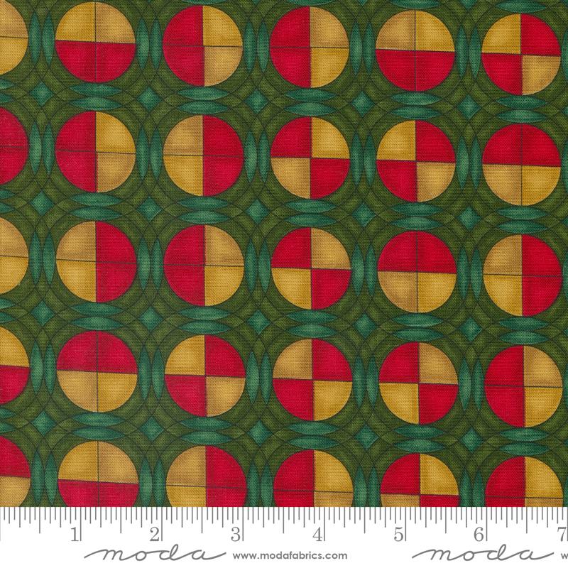 Twelve Days- Peridot Eclipse: Sold by the 1/2 yard