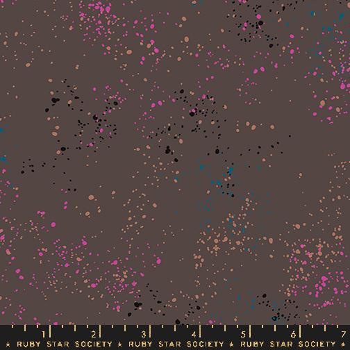 Speckled- Caviar Paint Splatter: Sold by the 1/2 yard