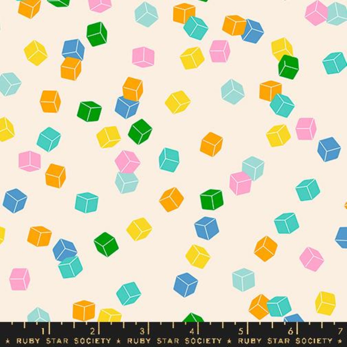 Eye Candy- Natural Cuby: Sold by the 1/2 yard