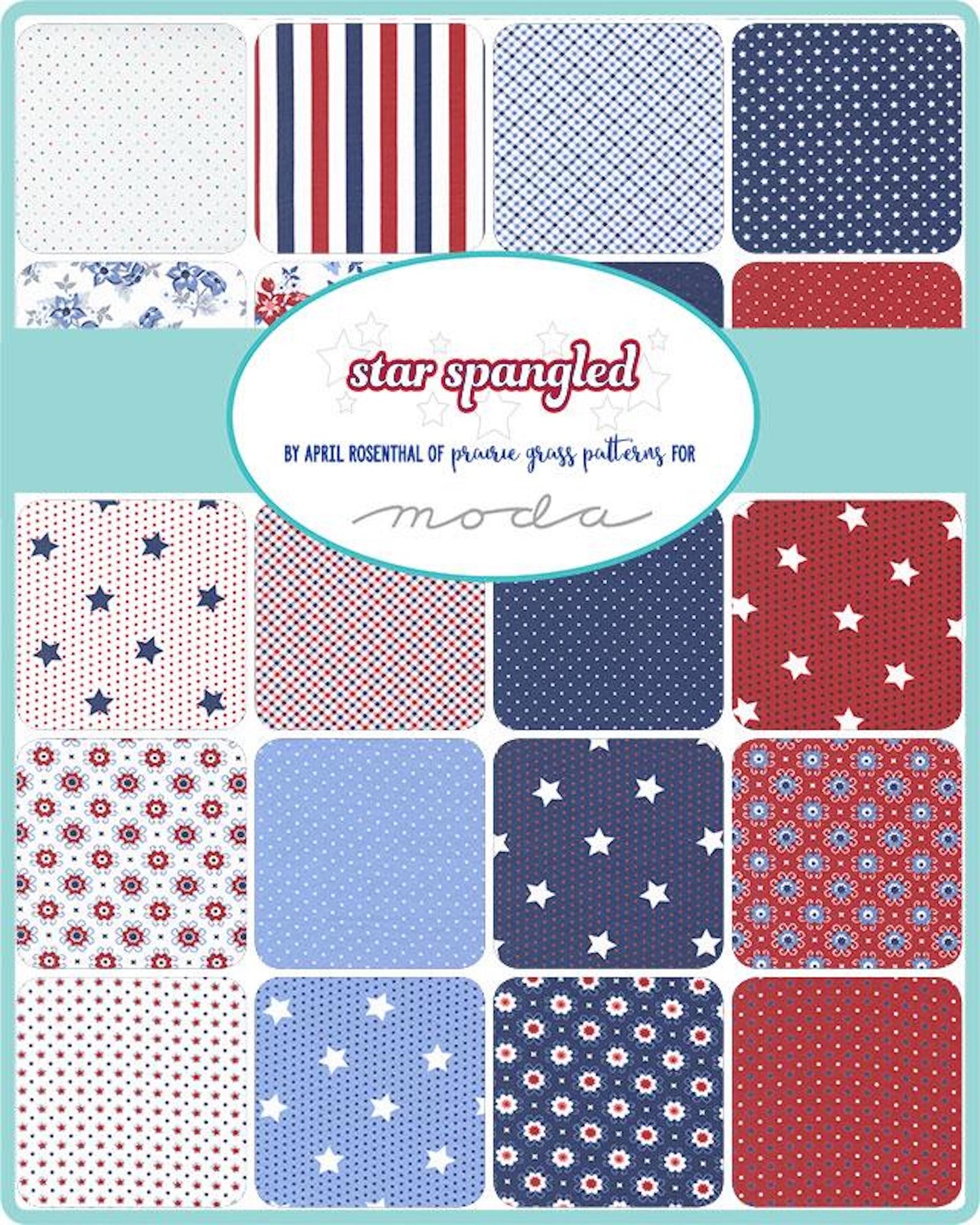 Star Spangled- Fat Quarter Bundle 26pc