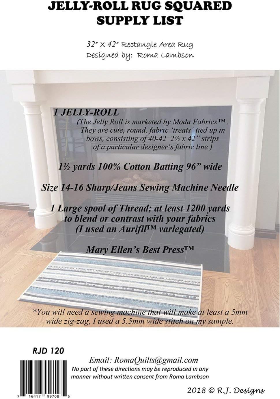 Jelly Roll Rug² Pattern