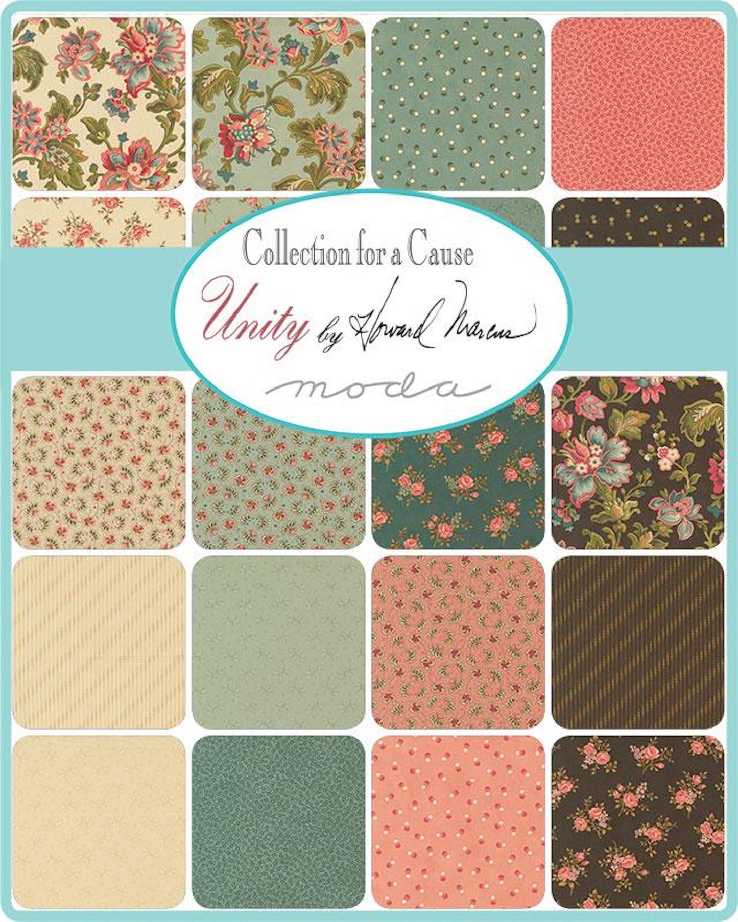 Collection for a Cause- Unity Charm Pack; 42 PCS