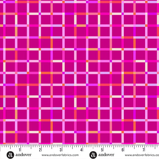 Perfect Day- Pink Piknik Palid: Sold by the 1/2 Yard.