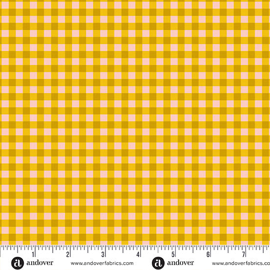 Jinny- Yarrow Checklist: Sold by the 1/2 yard