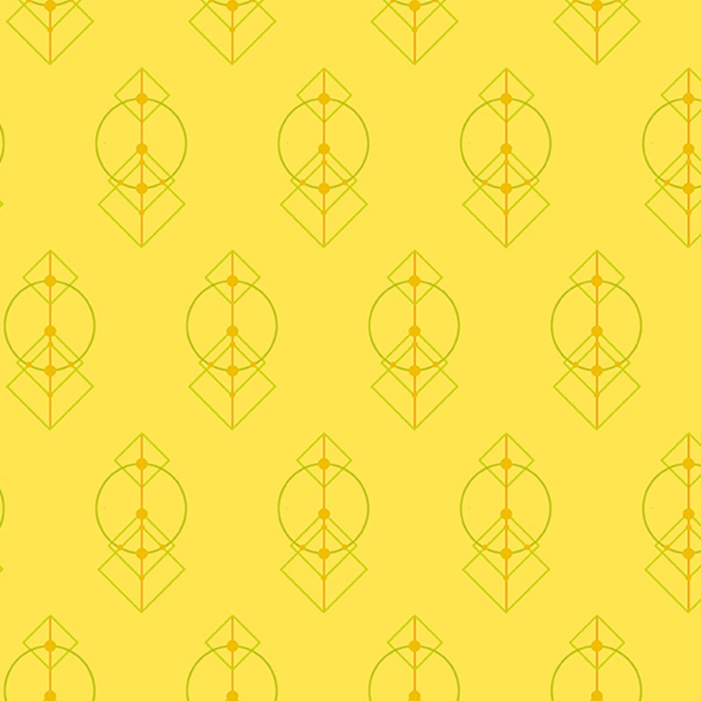 Deco Glo II- Lemon Talisman: Sold By The 1/2 Yard.