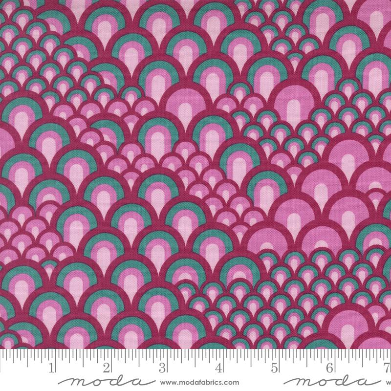 Legendary Love- Wisteria Sea Waves: Sold by the 1/2 yard