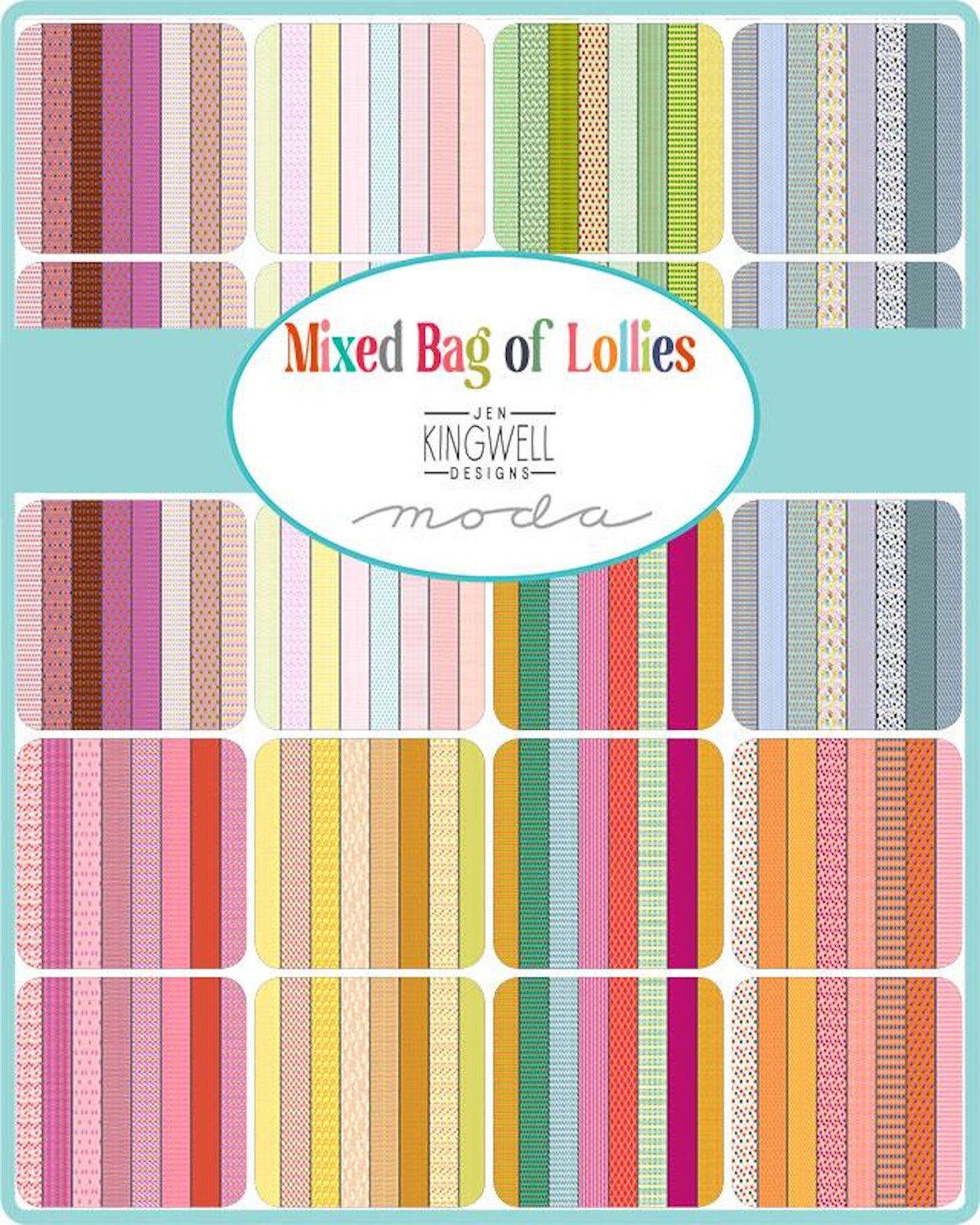 Mixed Bag of Lollies- Half Yard Bundle