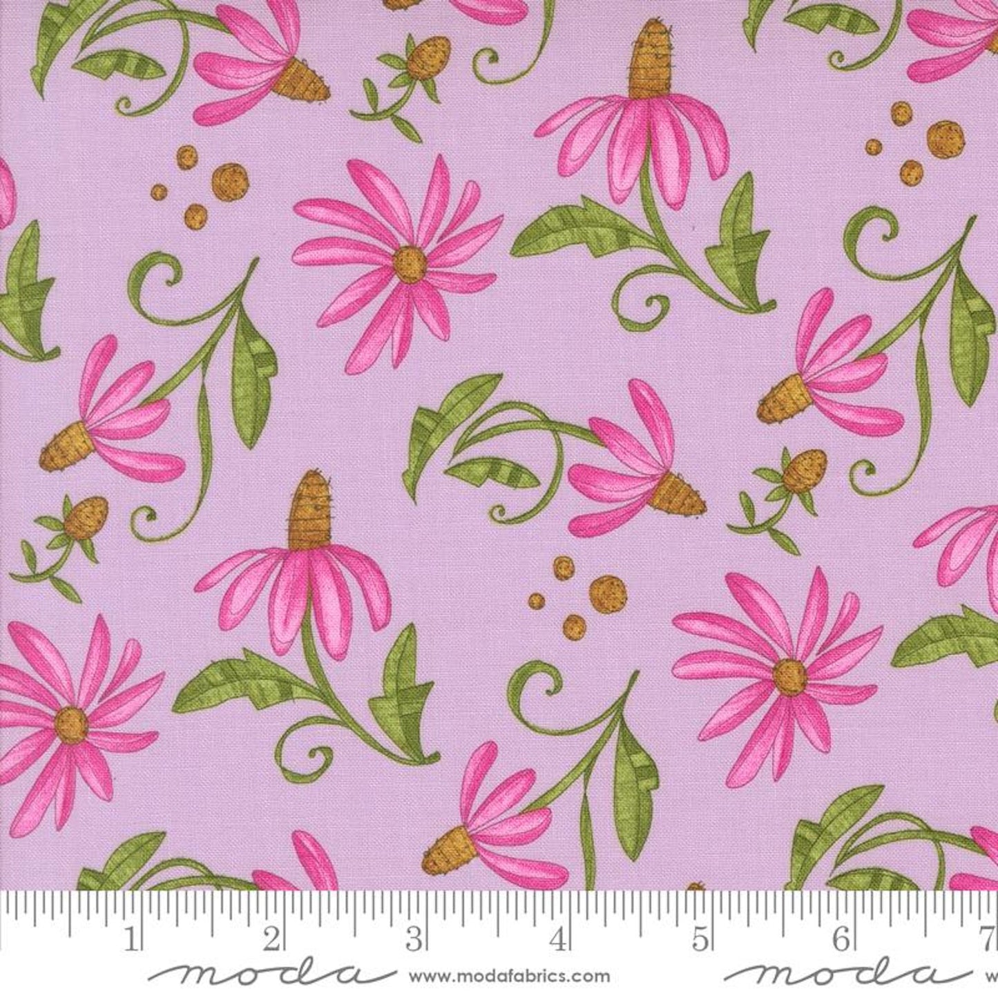 Superbloom- Freesia Daisyish Floral: Sold by the 1/2 yard
