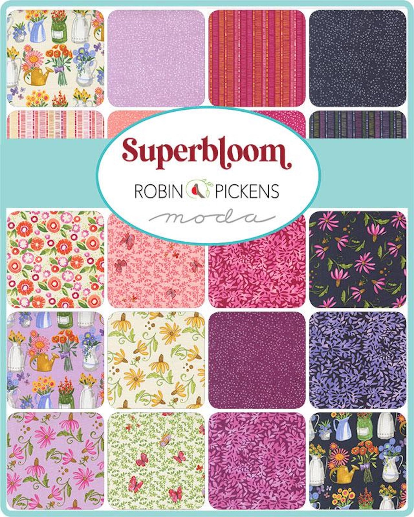 Superbloom Mini Charm Pack- 42 PCS