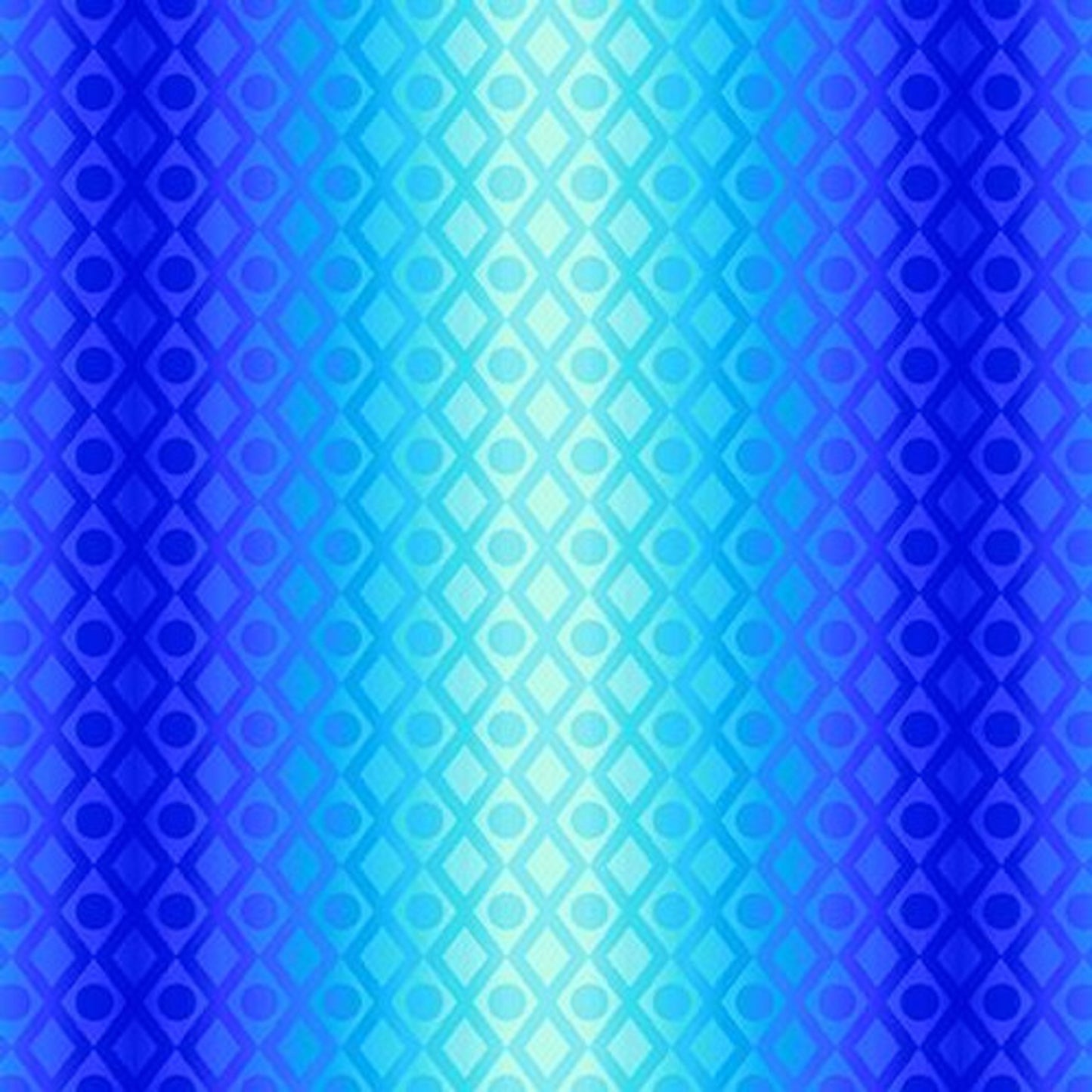 Caravan- Blue Diamond Ombre: Sold by the 1/2 yard.