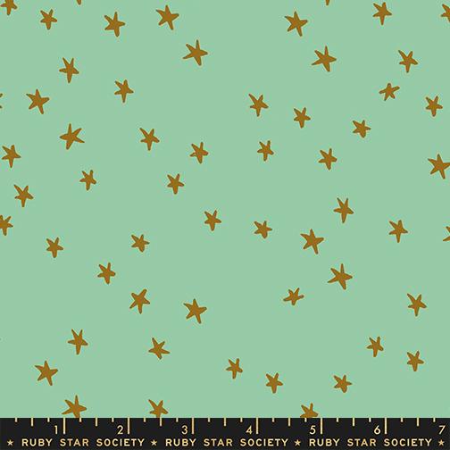 Starry- New Moss Stars: Sold by the 1/2 Yard