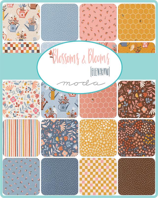 Blossoms and Blooms Mini Charm Pack- 42 PCS
