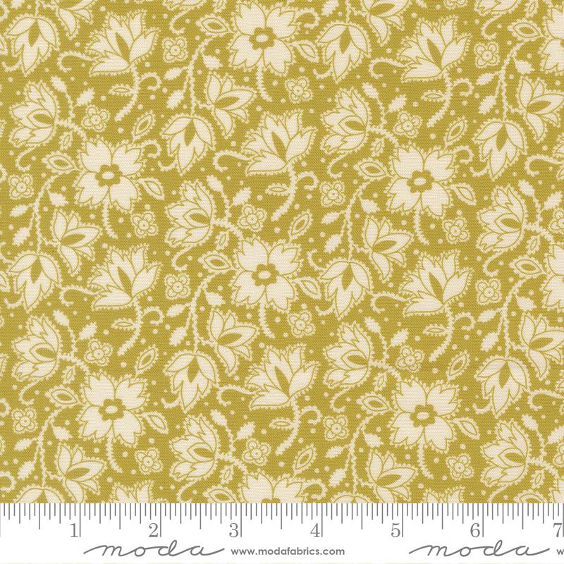Parlor- Pesto Soul Shine: Sold By The 1/2 Yard