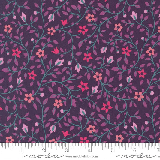 Parlor- Plum Serenity: Sold By The 1/2 Yard