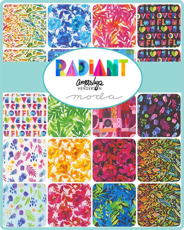 Radiant Mini Charm Pack- 42 PCS- Moda