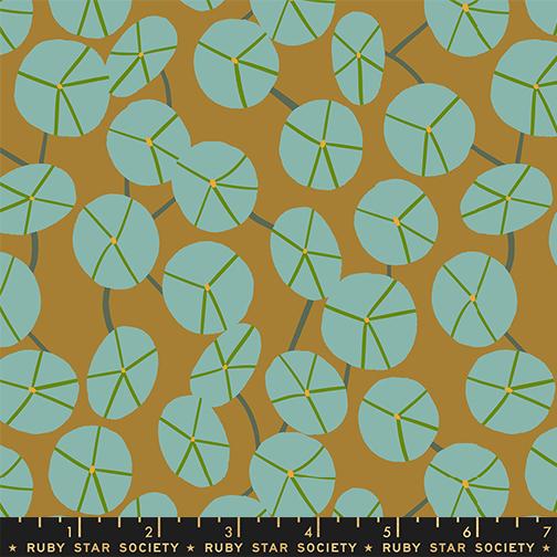 Calathea- Suede Pilea: Sold by the 1/2 Yard