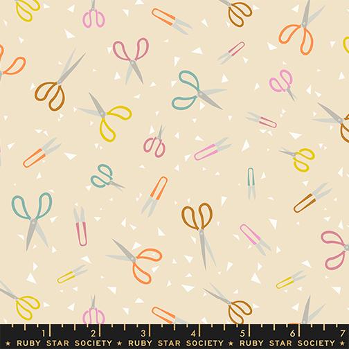 Paper Cuts 2- Parchment Snip Snip: Sold by the 1/2 yard