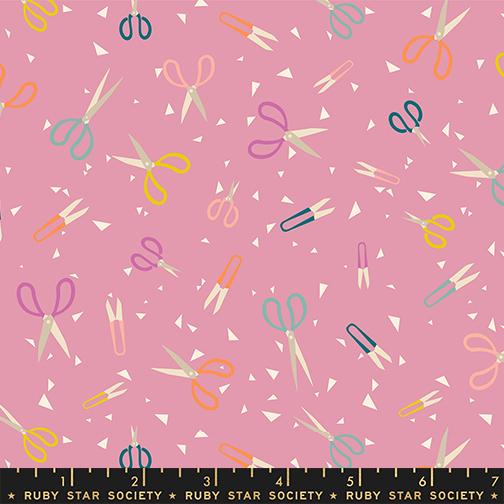 Paper Cuts 2- Plum Snip Snip: Sold by the 1/2 yard