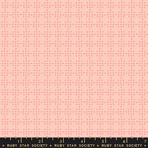 Paper Cuts 2- Peach Puff Peg Board: Sold by the 1/2 yard
