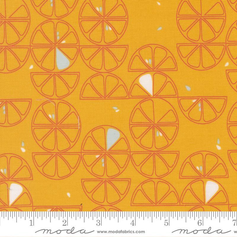 Balisong- Sunbeam Lemon Slice: Sold by the 1/2 yard