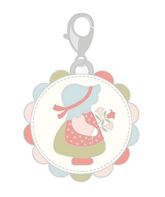 Sunbonnet Zipper Charm