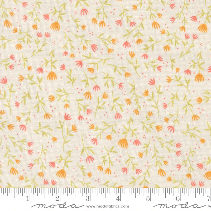 Floral Fondant- Cloud Pastel Ditsy: Sold by the 1/2 yard