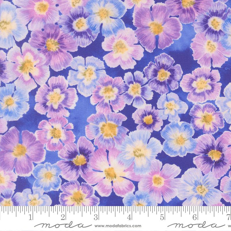 Delphinium- Agapanthus Auricula: Sold by the 1/2 yard