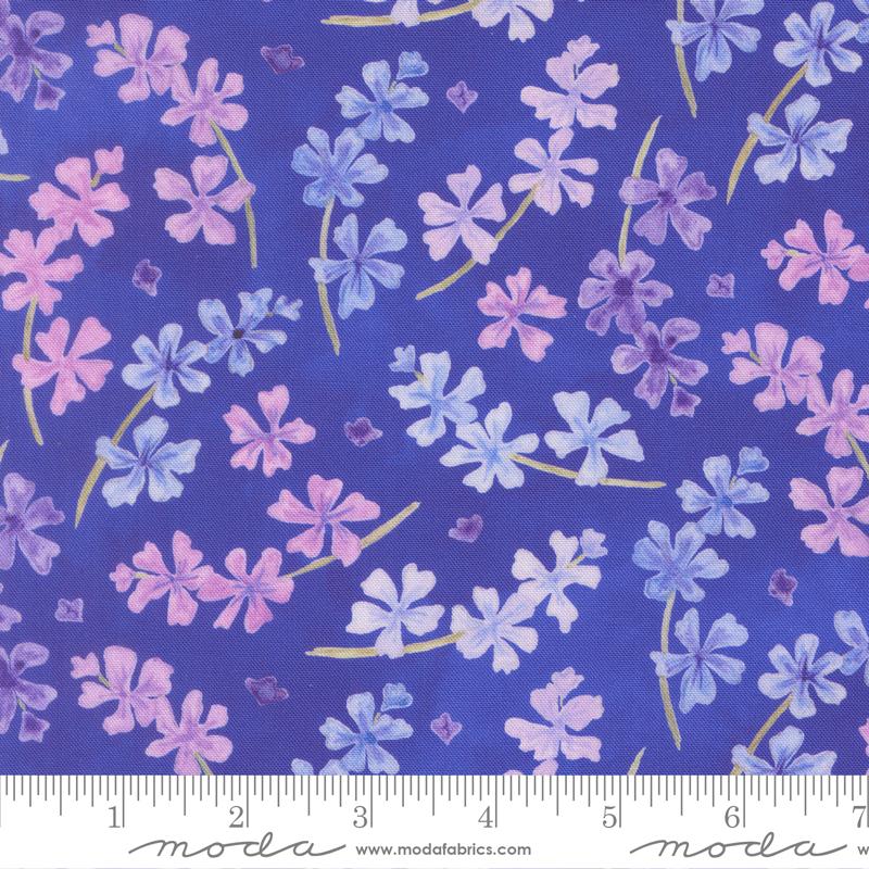 Delphinium- Agapanthus Lilac: Sold by the 1/2 yard