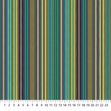 Camouflage- Cool Stripe: Sold By The 1/2 yard