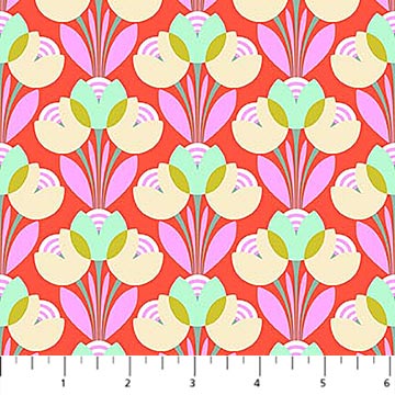 Daisy Crush- Clementine Best Buds: Sold By The 1/2 yard