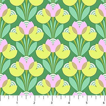 Daisy Crush- Clover Best Buds: Sold By The 1/2 yard