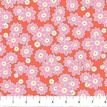 Daisy Crush- Clementine Dear Daisy: Sold By The 1/2 yard