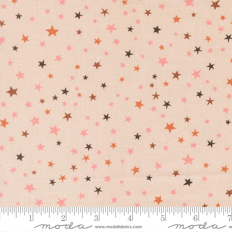 Purrs and Boos- Moonbeam Stars: Sold By The 1/2 Yard
