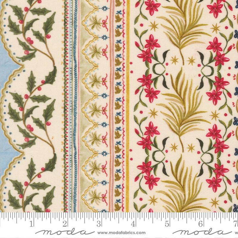 Silent Night- Lamb Palms of Wonder: Sold by the 1/2 yard