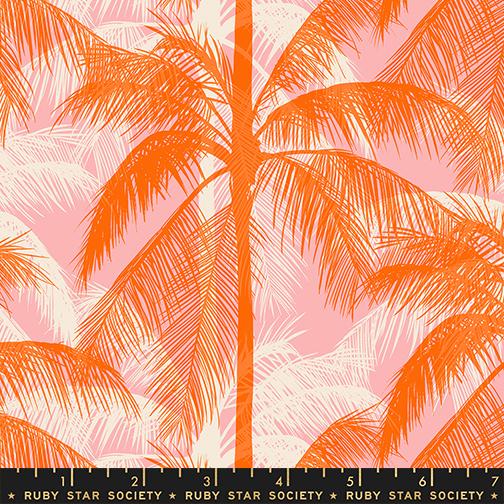 Poolside Too- Balmy Poolside Palms: Sold by the 1/2 Yard